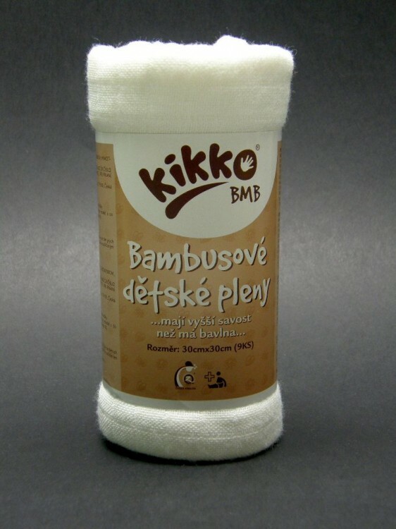 XKKO Bambusové obrúsky 30x30 Natural (9 ks)