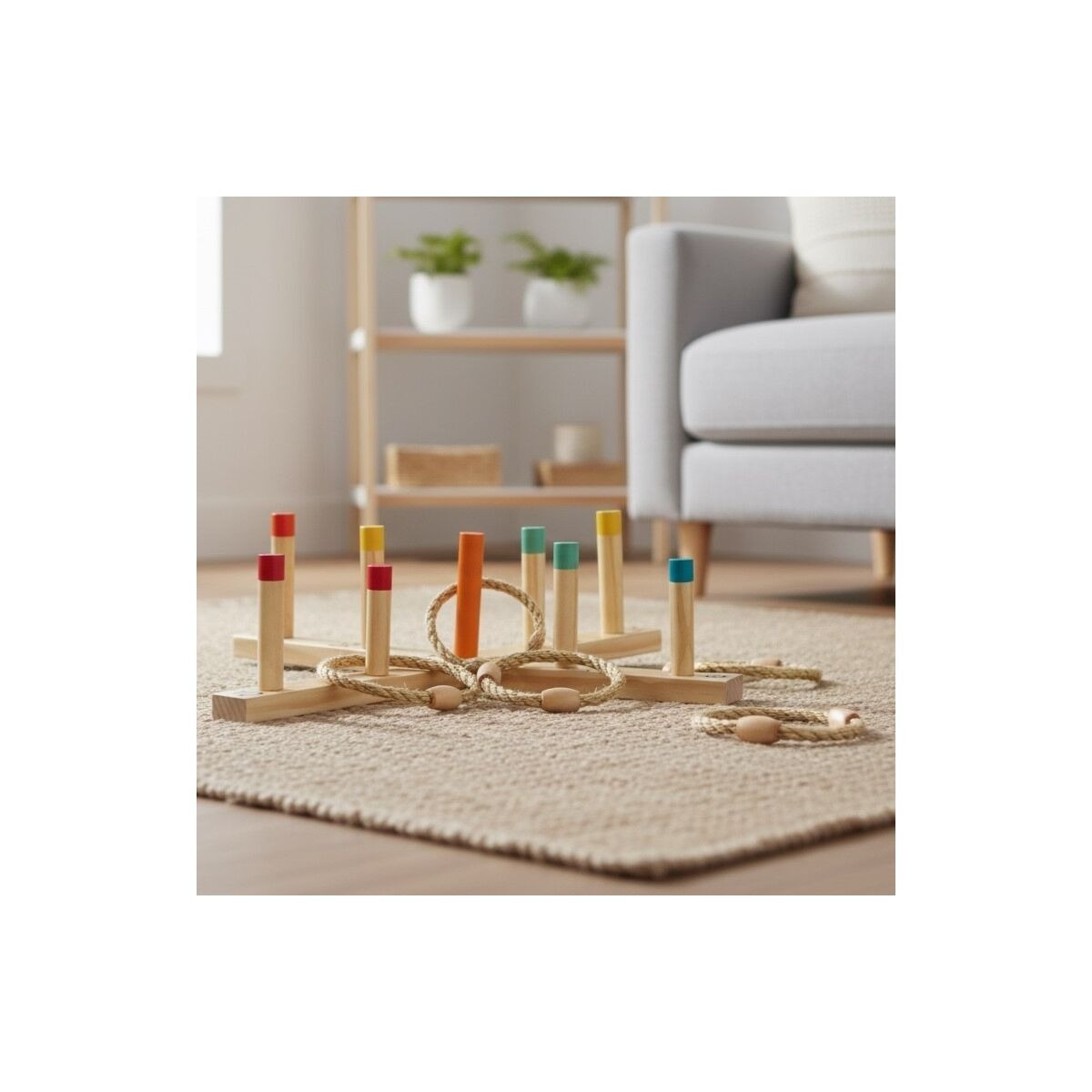 Miniland Pohybová hra hádzanie krúžkov Mind&Move – Tréning obratnosti a presnosti