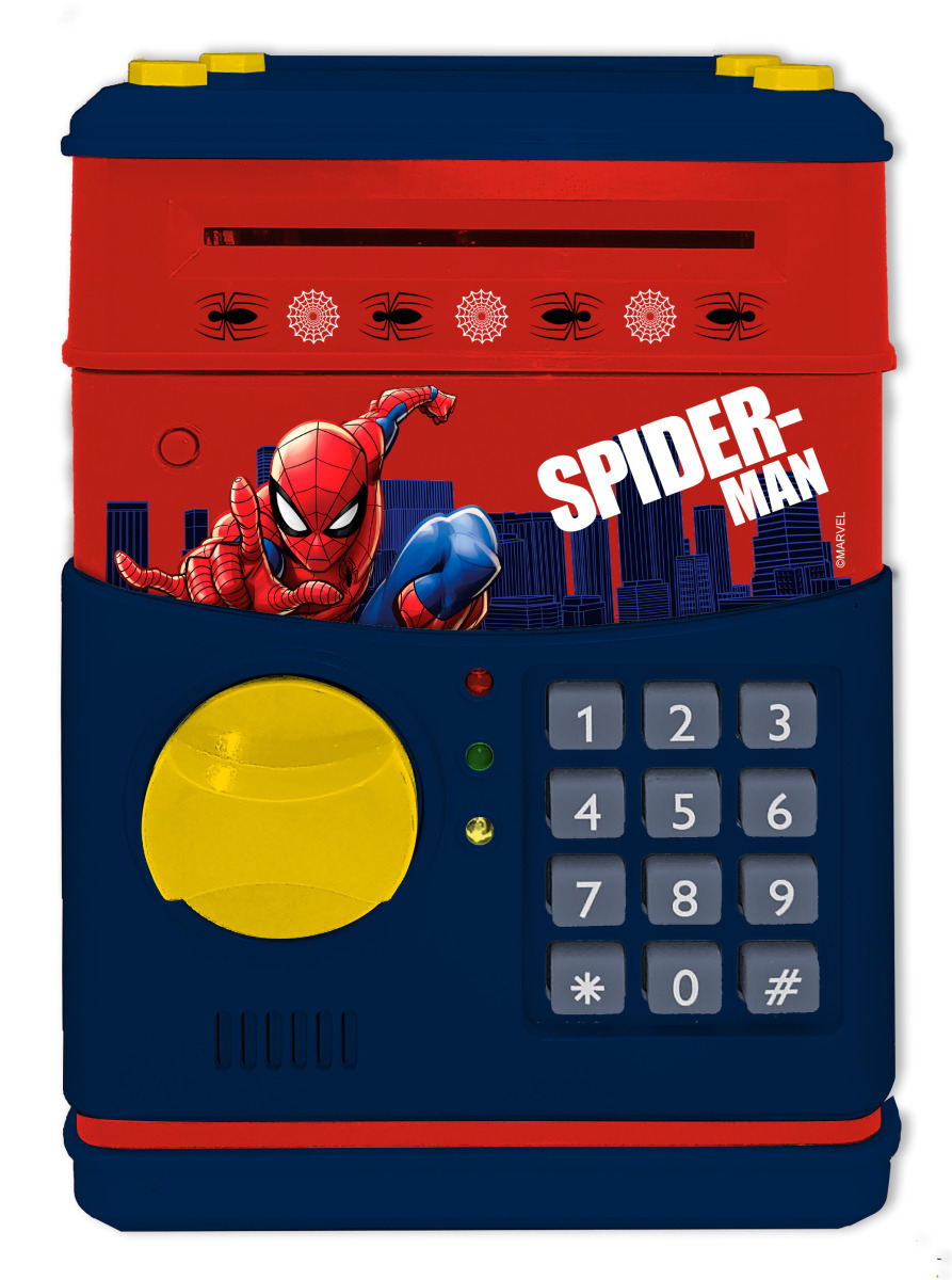 Kids Euroswan Elektronická pokladnička s príslušenstvom, Spiderman