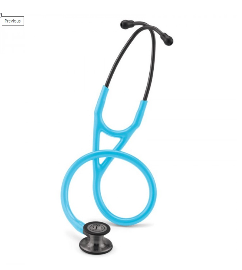 Littmann CARDIOLOGY IV  Stetoskop kardiologický, Smoke-Finish, tyrkysový 6171