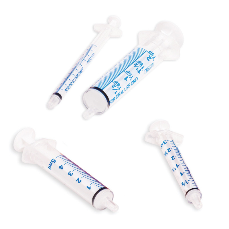 SOL-M Perorálna striekačka s priehľadným valcom, 10ml, 100 ks