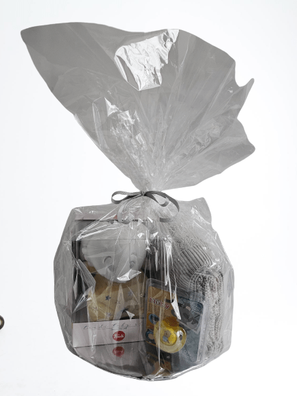 Babygift newborn set, Dojčenský set v darčekovom balení, deka, maznáčik, cumlík, oliv/žltá
