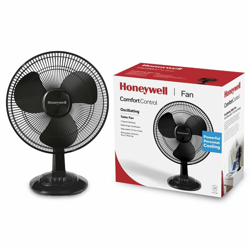 Honeywell  HTF1120BE Stolový ventilátor, čierny