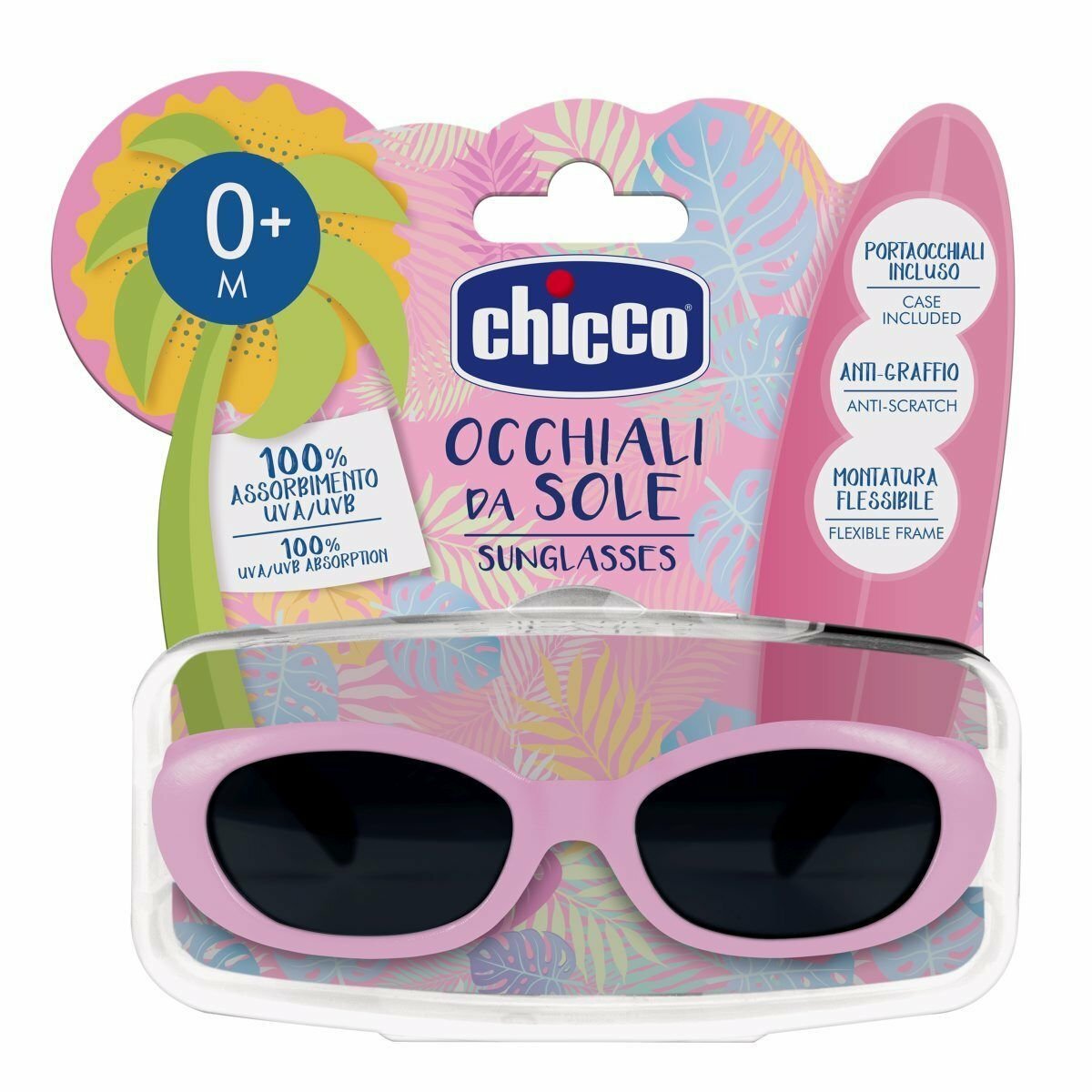 Chicco Slnečné okuliare pre dievča, od 0m+