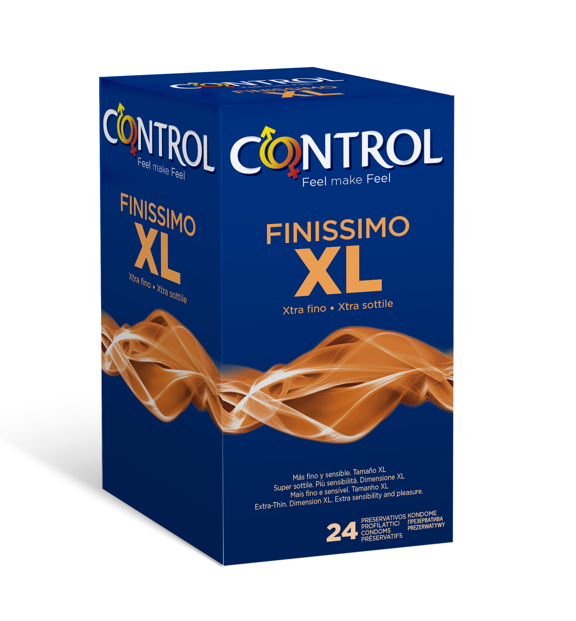 CONTROL FINISSIMO XL Kondómy super tenké, 24ks