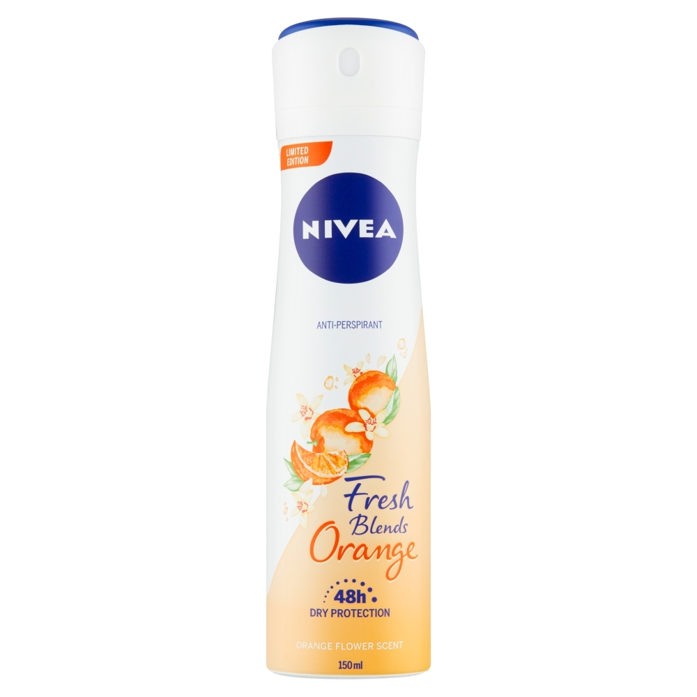 NIVEA Fresh Orange Sprej antiperspirant, 150 ml