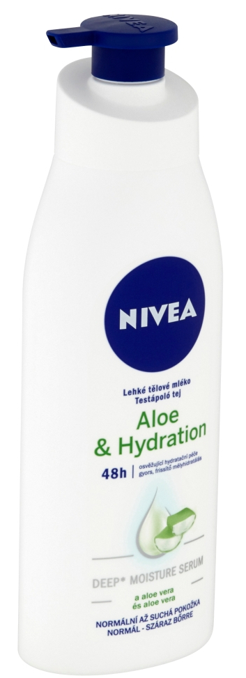 NIVEA Aloe Hydration, Ľahké telové mlieko, 400ml