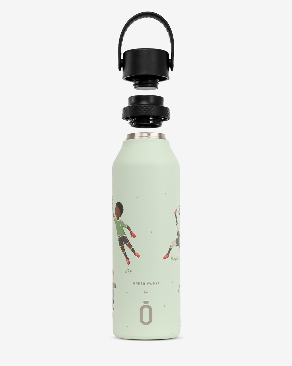 Runbott Mii Nerezová termofľaša s izoláciou – 600ml, Futbalová lopta