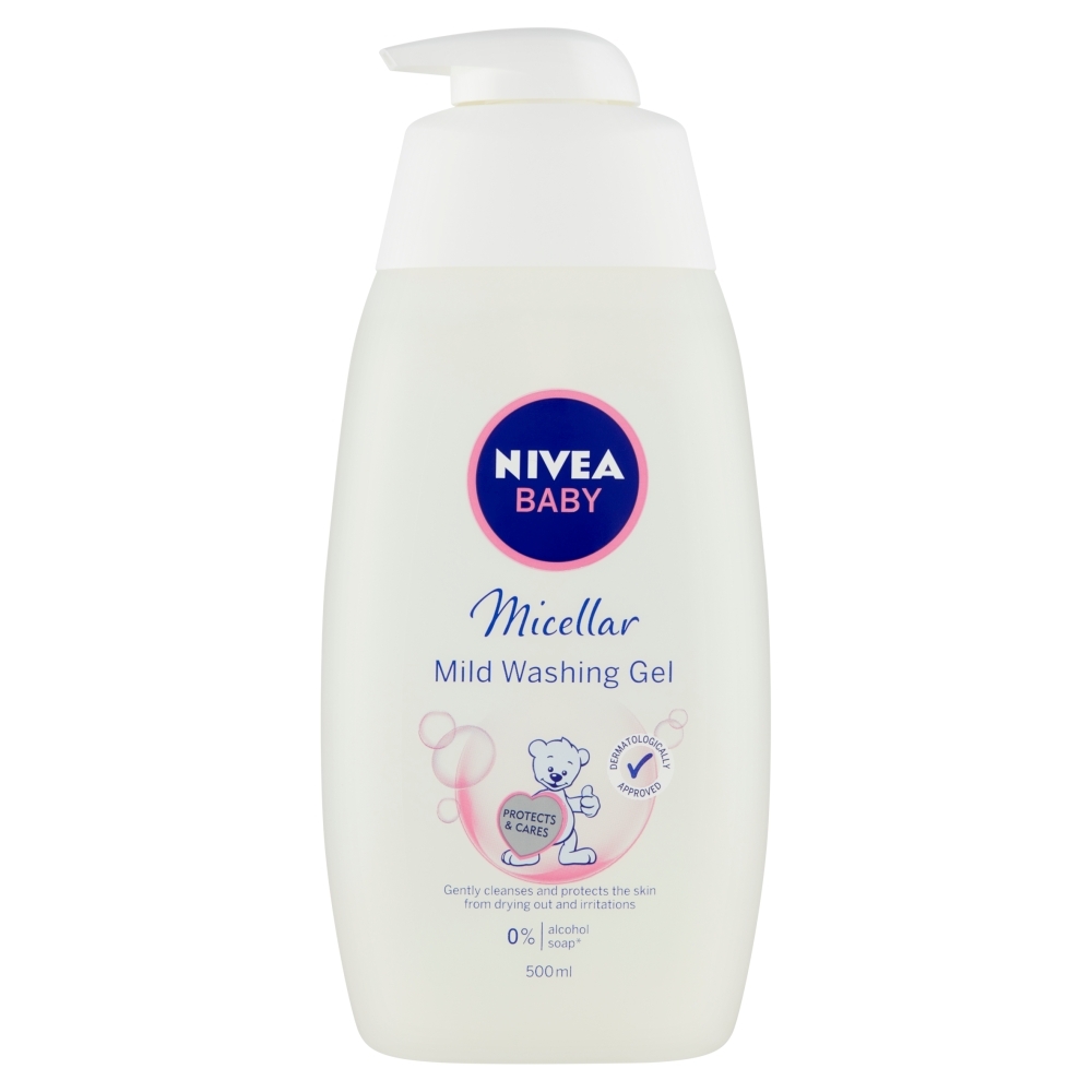 NIVEA Baby Micelárny umývací gél, 500 ml