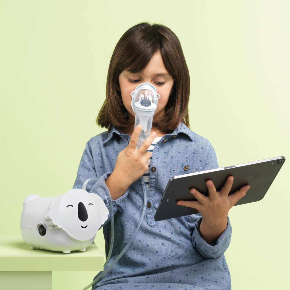 FLAEM Koala Inhalátor pre deti a dojčatá, tichý a certifikovaný