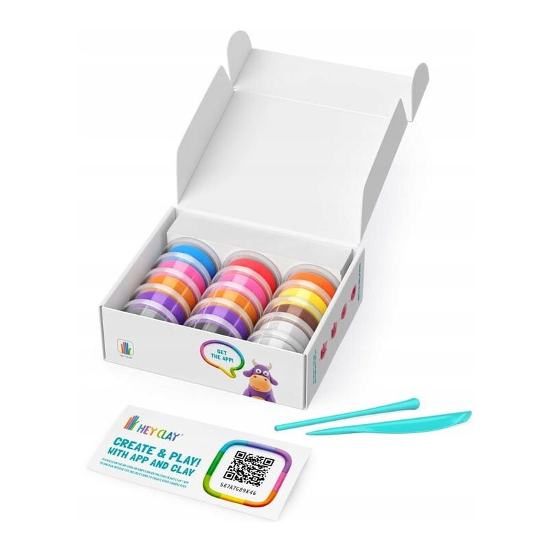 HEY CLAY Dinos Modelovacia hmota set, Dinosaury