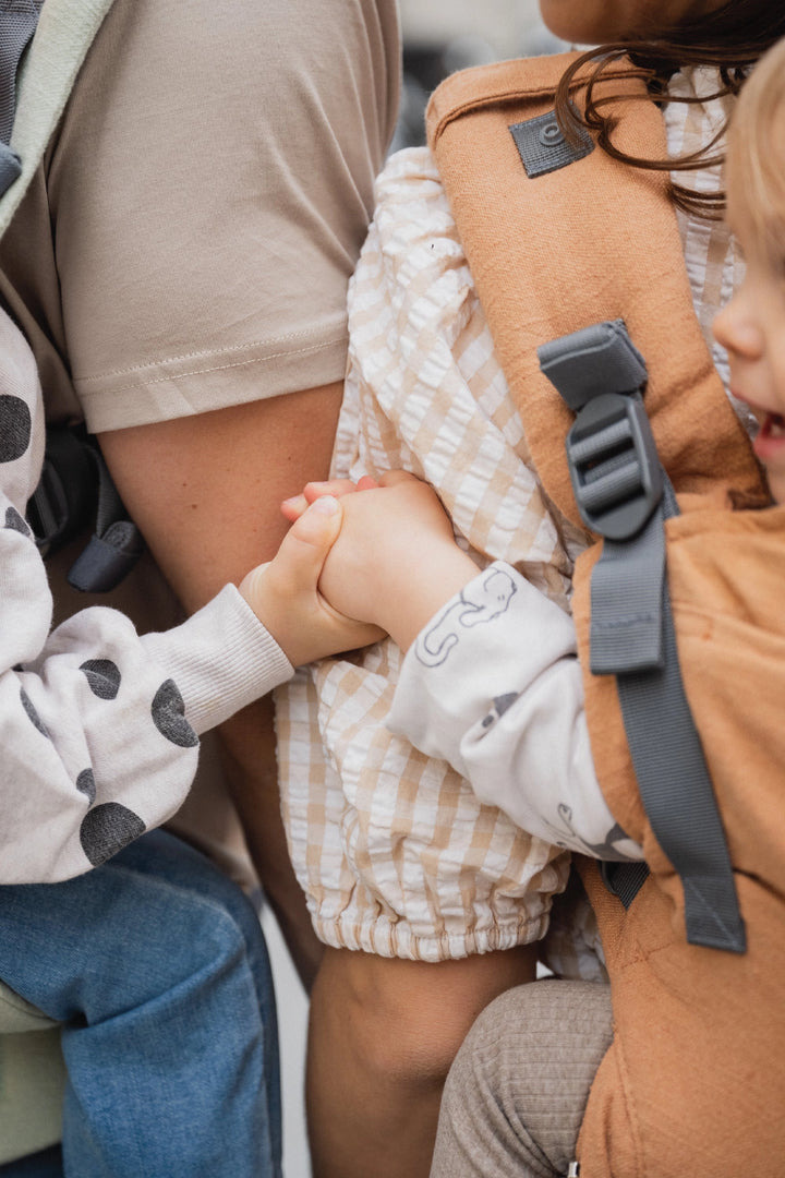 Boba X Detský nosič, oranžový ľan