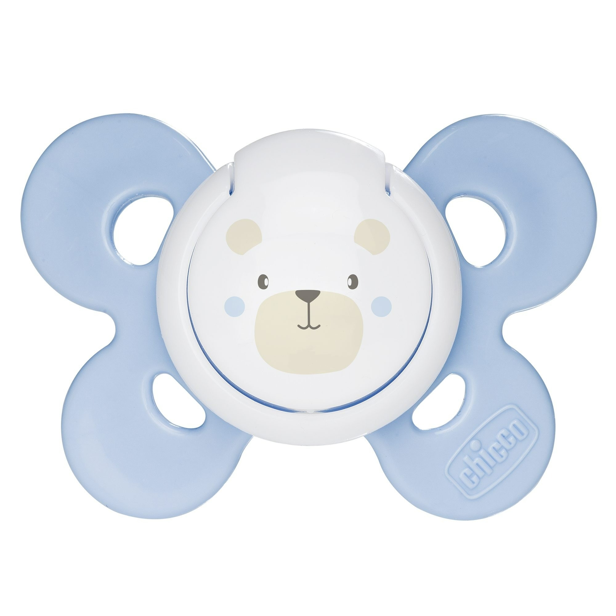 Chicco PHYSIO COMFORT silikónový cumlík, modrý, 0m+