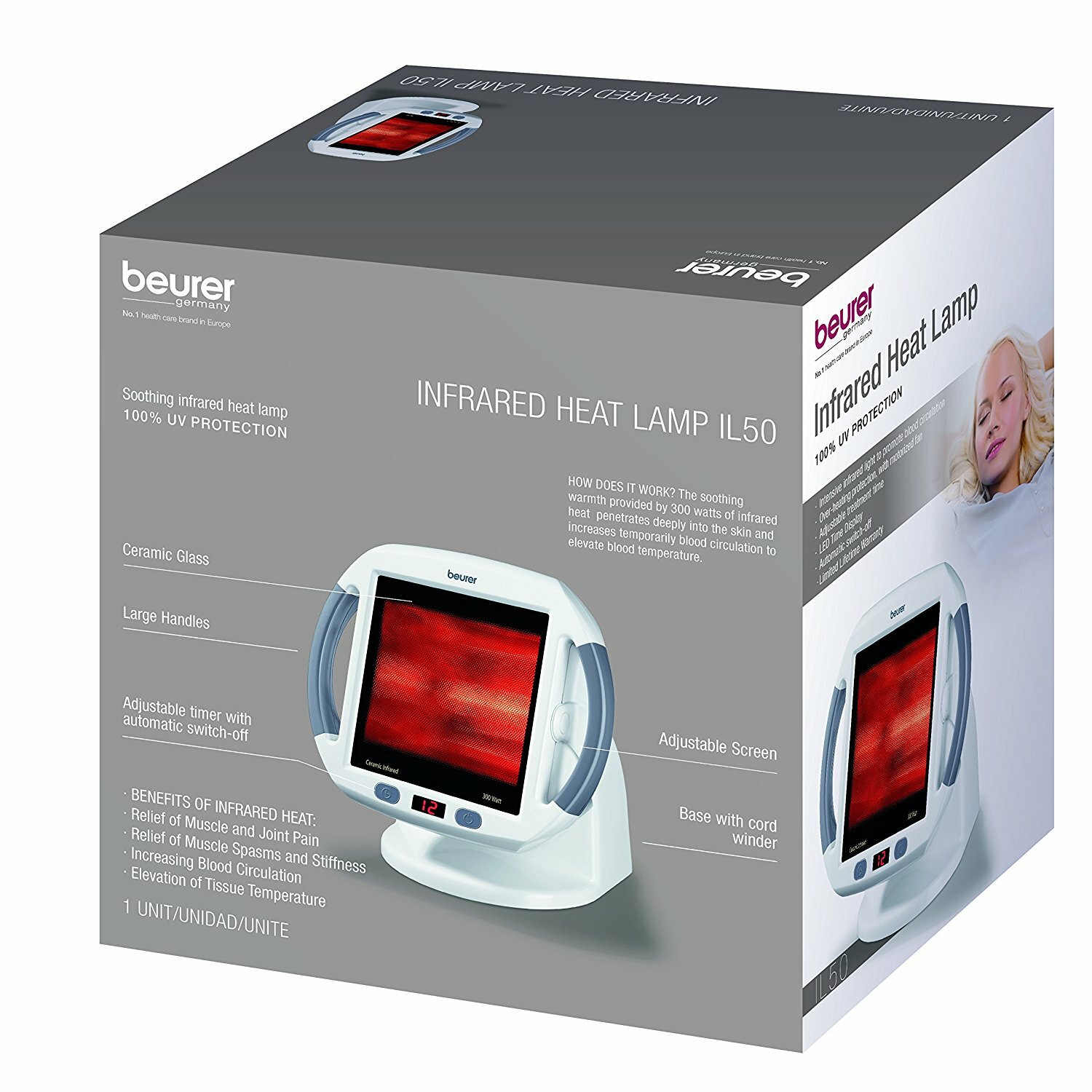 BEURER IL 50 SOLUX Infračervená liečivá lampa