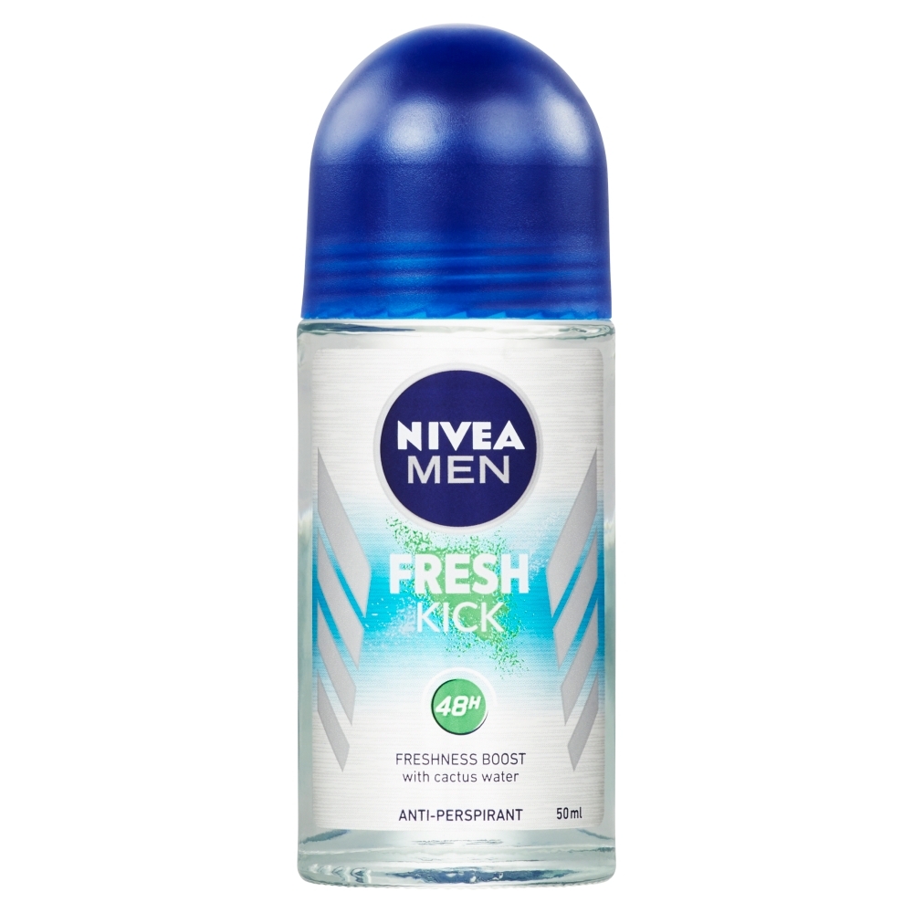 NIVEA Men Fresh Kick Guľôčkový antiperspirant, 50 ml