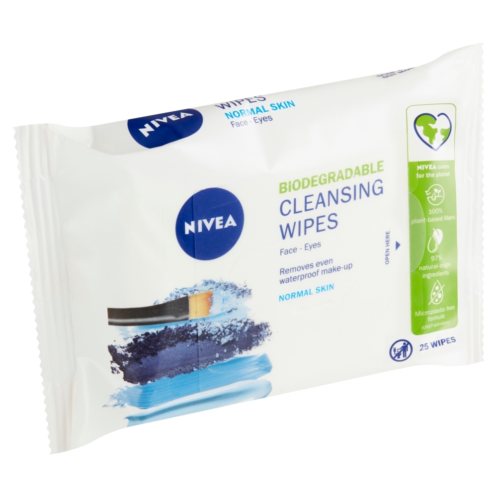 NIVEA Nivea® Osviežujúce čistiace pleťové obrúsky 3v1, 25 ks