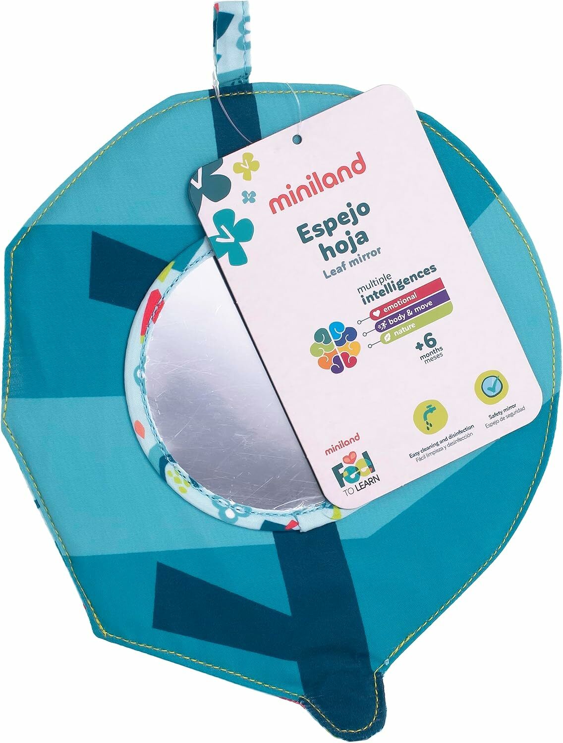 Miniland Senzorické zrkadlo pre bábätká - List