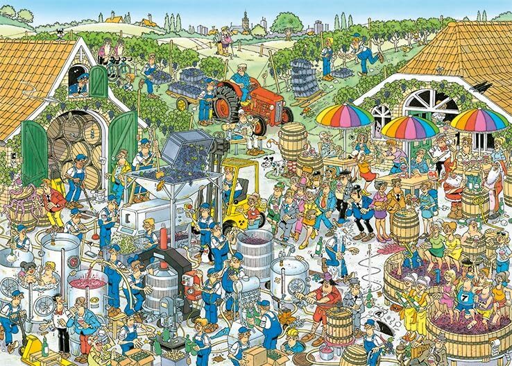 Jumbo Jan van Haasteren Puzzle - The Winery 1000 dielikov