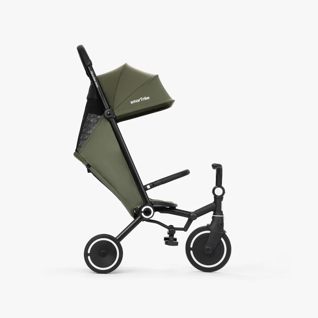 SmarTrike Wonder MAX 6v1 – Luxusný kočík a trojkolka s plnou výbavou - šalviový