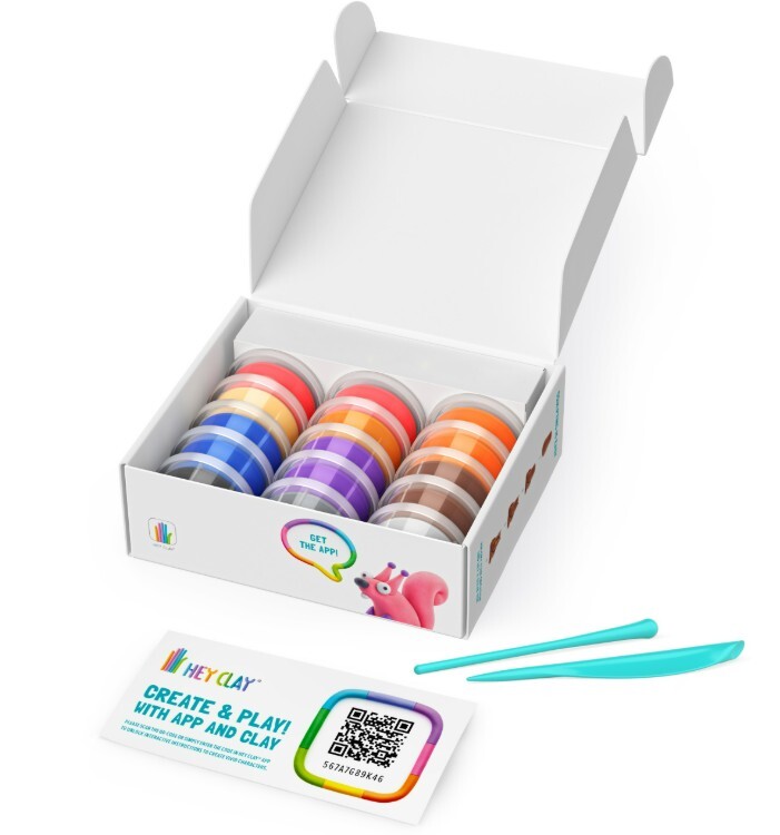 HEY CLAY Forest Animals Modelovacia hmota set, Lesné Zvieratá