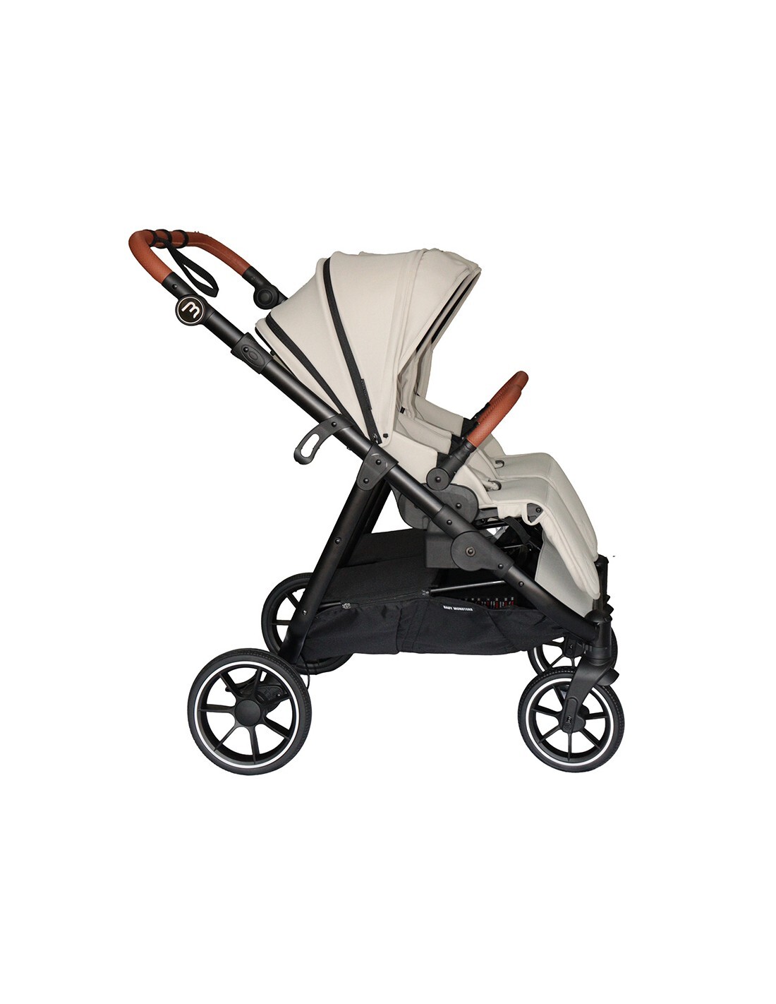 Baby Monsters Kočík pre dvojičky Easy Twin 5 – River Grey