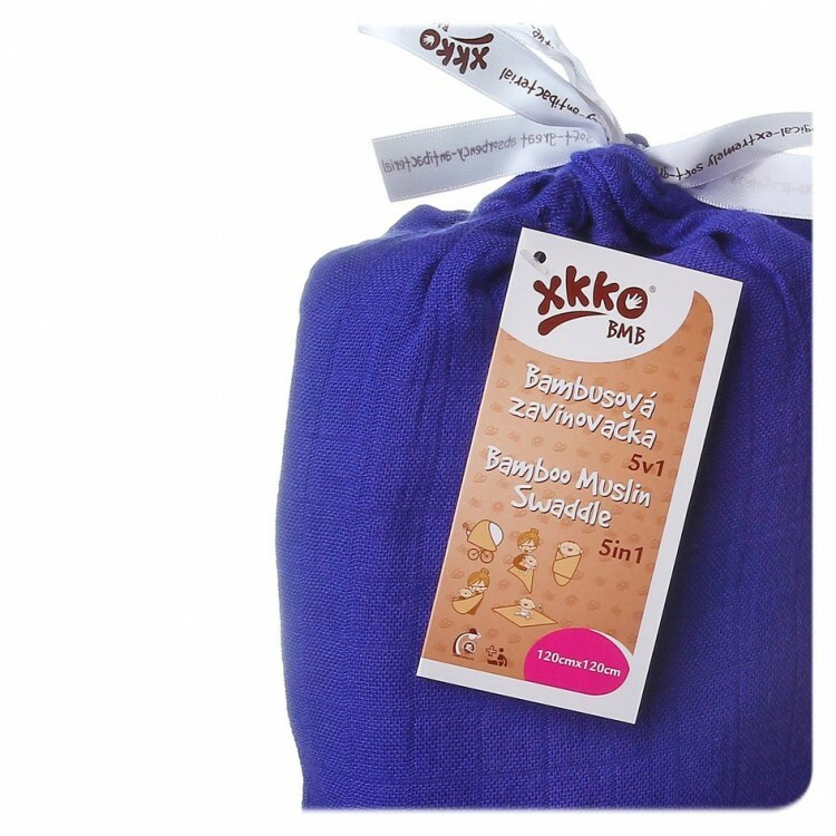 XKKO BMB zavinovačka - osuška,  Colours 120x120 - Ocean Blue