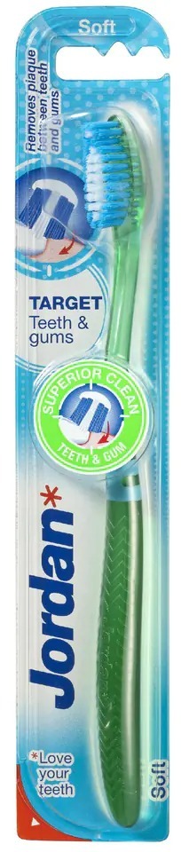 Jordan Target Teeth & Gums Zubná kefka, mäkká