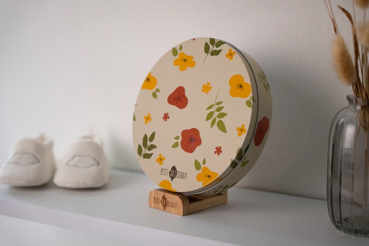 Petit Artichaut Okrúhla krabička na odtlačok - Lúka