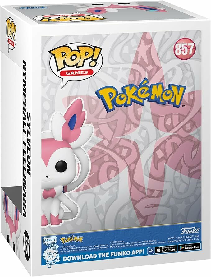 FUNKO POP Games: Pokemon - Zberateľská figúrka Sylveon (EMEA)