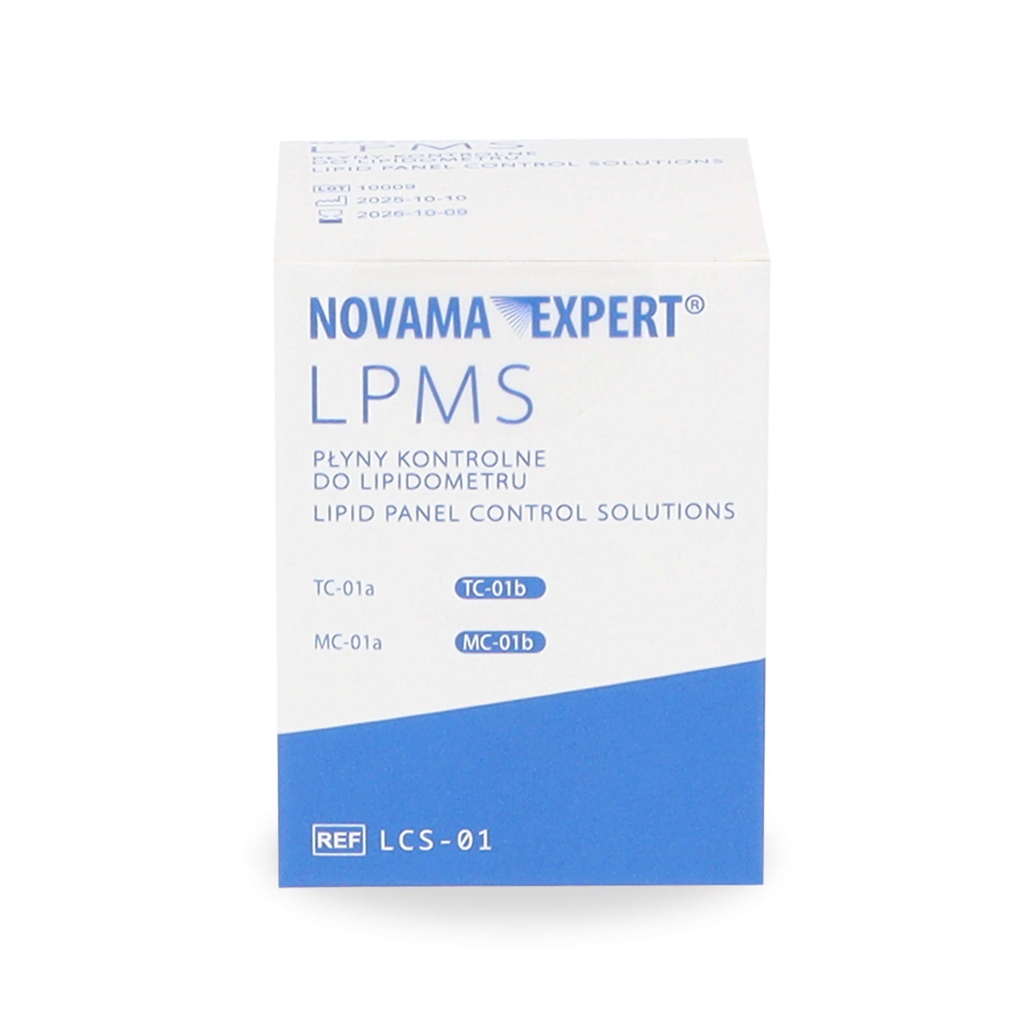 NOVAMA EXPERT LPMS Kontrolné roztoky pre lipidometer (4 ks)