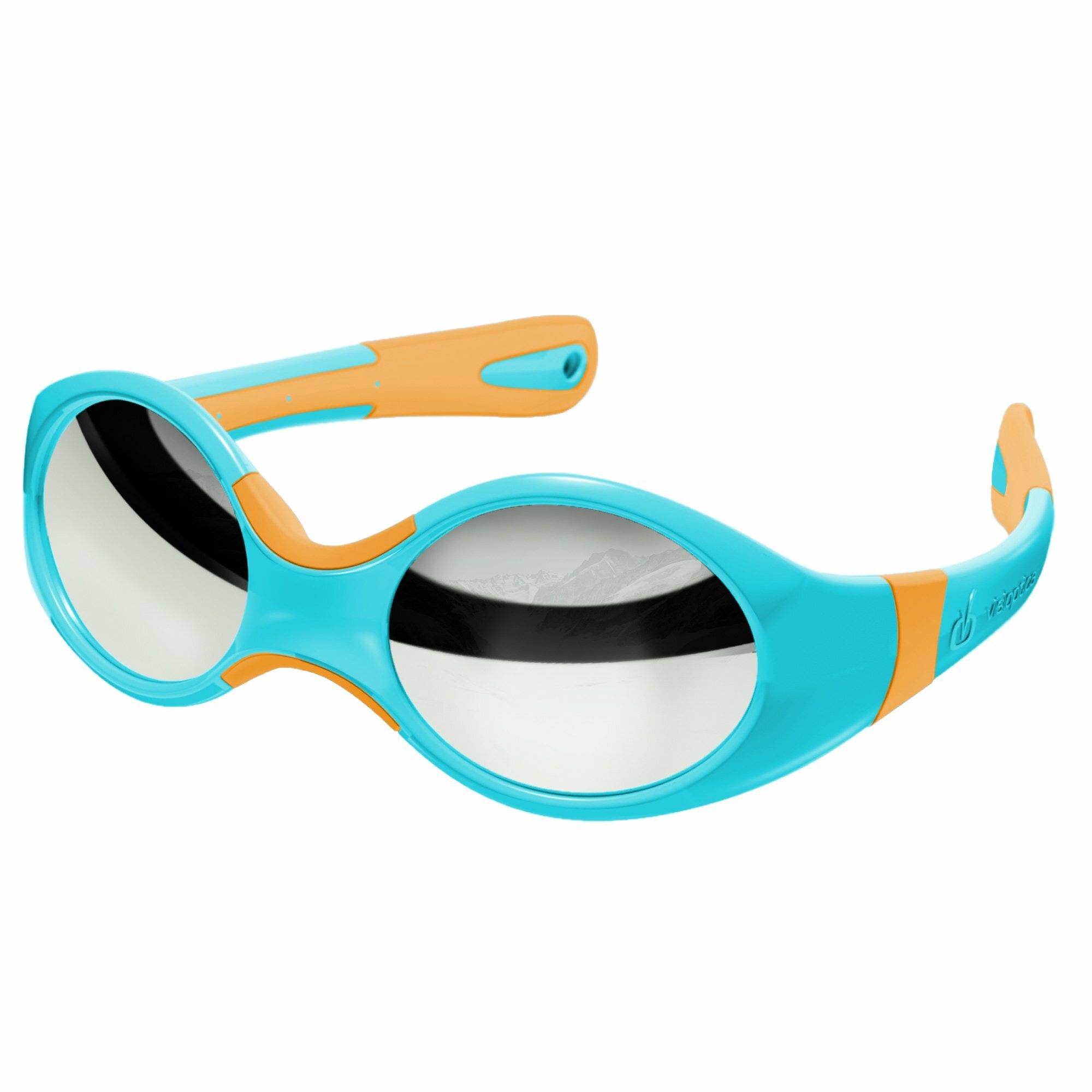 Visiomed REVERSO TWIST, Slnečné okuliare pre deti od 12 do 24 mesiacov, oranžová/modrá