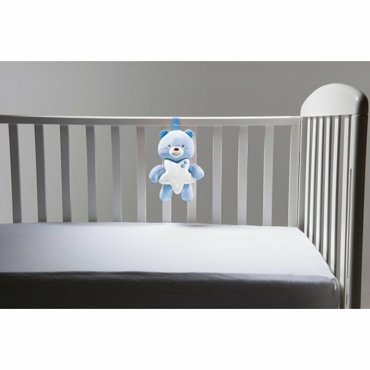 Chicco Goodnight bear svietiaci medvedík, nočné svetielko, modré