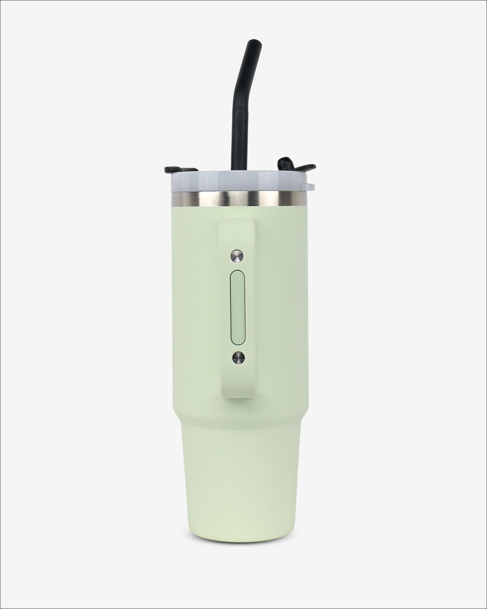Runbott Latt Termohrnček s rúčkou a slamkou – 800 ml, Melónový