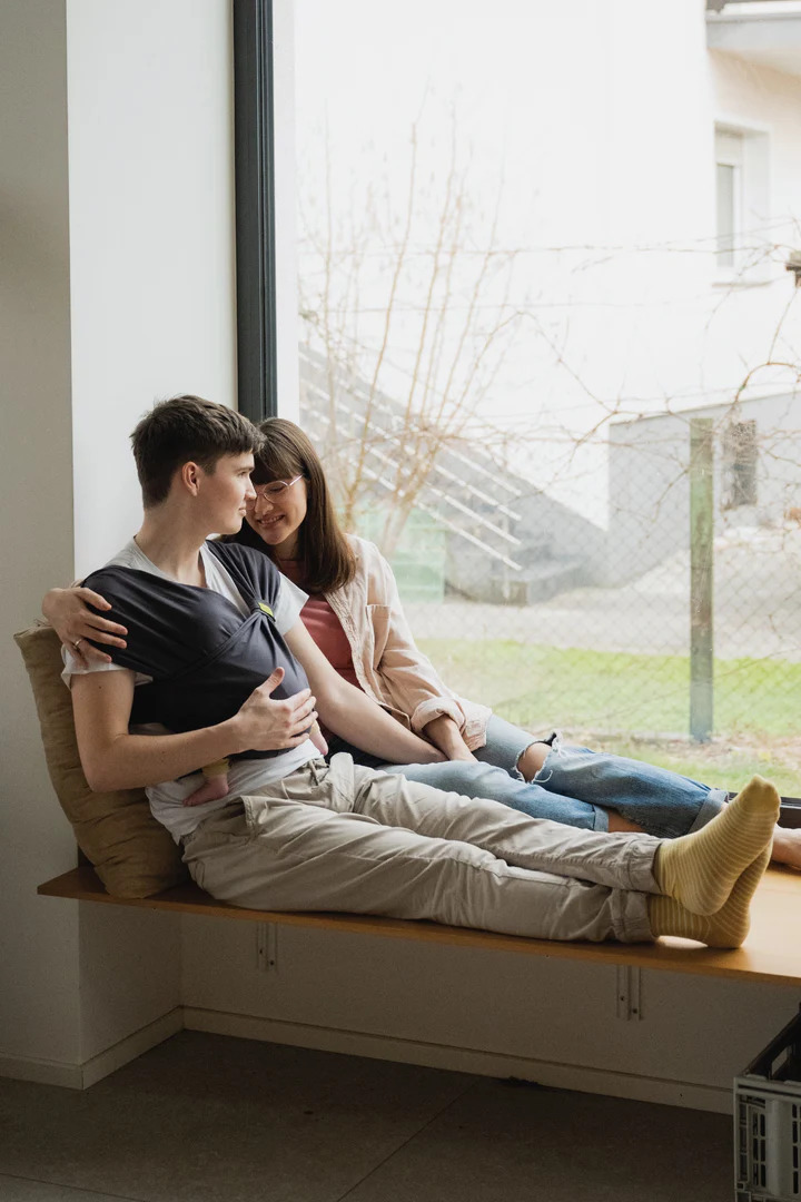 BOBA Bliss Detský nosič 2v1, tmavosivá