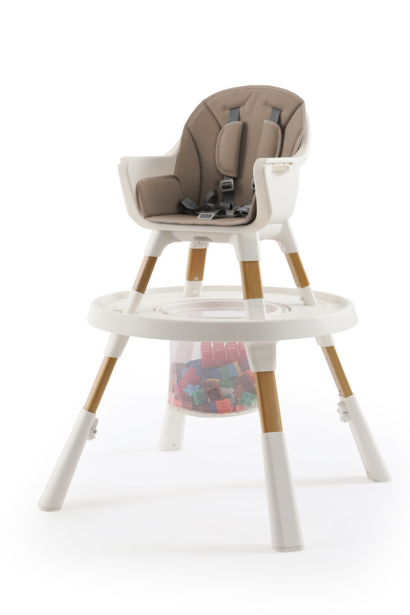Oyster Home Highchair 4v1 - Mink, Detská jedálenská stolička 4v1 - Mink, hnedá