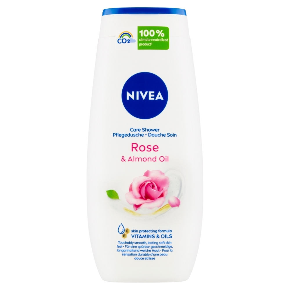NIVEA Rose & Almond Oil Ošetrujúci sprchovací gél, 250 ml