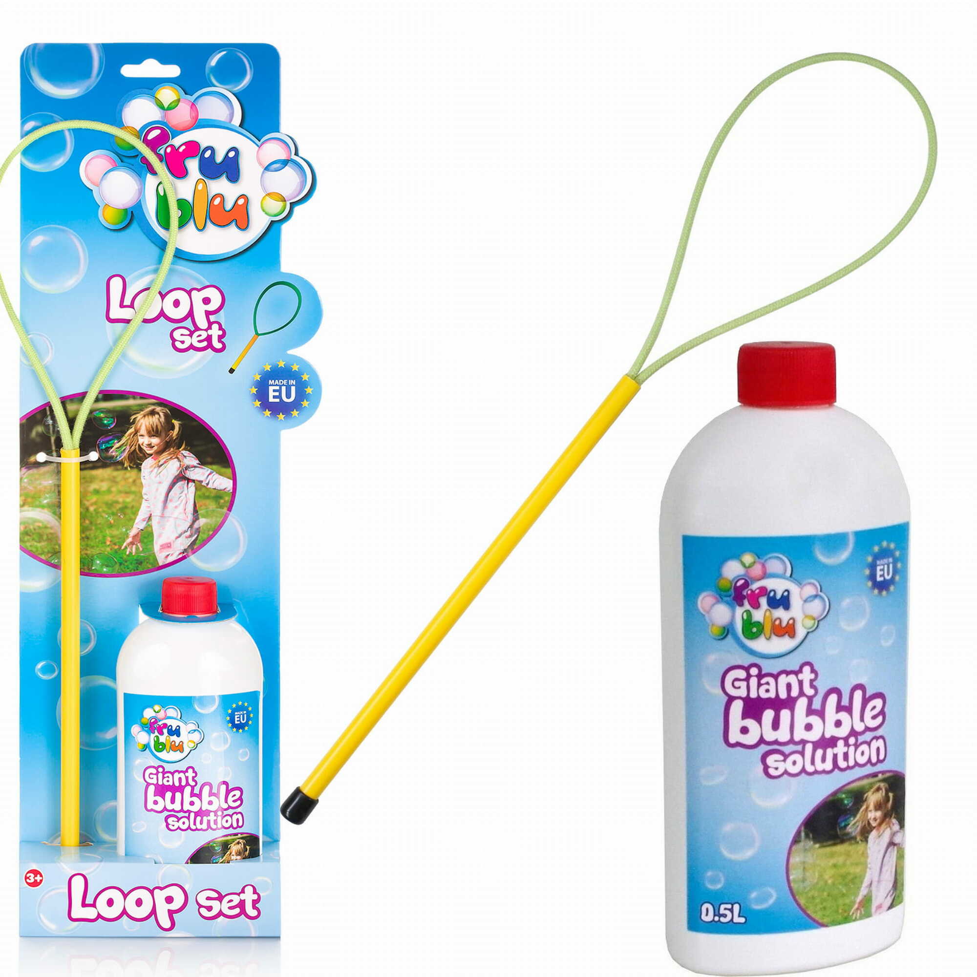 FRU BLU Bublifuk - Slučka na veľké bubliny + roztok 0,5L