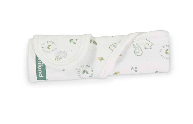 Miniland ECO-friendly Sada ekologických príborov s podbradníkom, Veverička