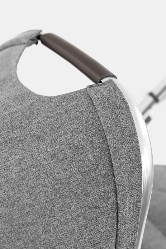 Oyster Gondola do kočíka Zero Gravity / Oyster 3, farba Mercury, strieborné doplnky