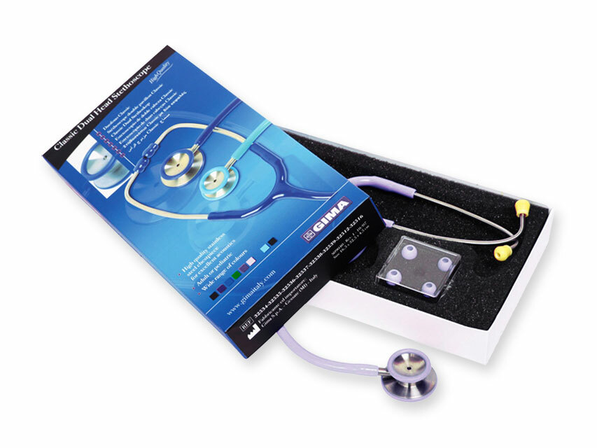 GIMA CLASSIC DUAL HEAD STETHO, Stetoskop pre internú medicínu, orgovánový