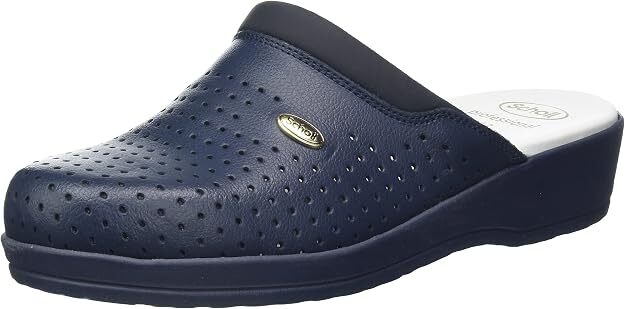 Scholl Clog Back Guard – Zdravotné pracovné dreváky Professional (Modré), veľ. 43