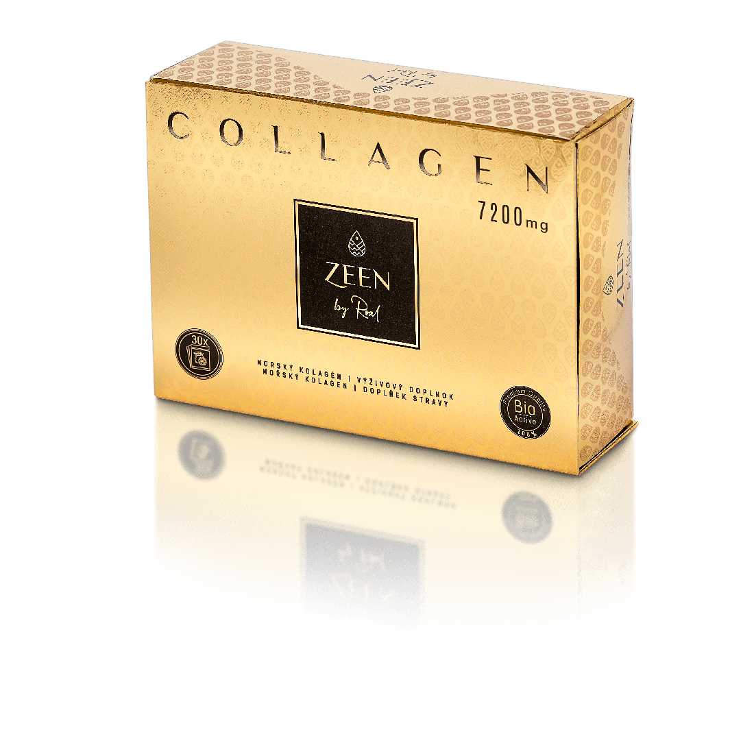 ZEEN Collagen Lemon 7200mg, Výživový doplnok-Morský kolagén s príchuťou Citrón, 30x7,2g