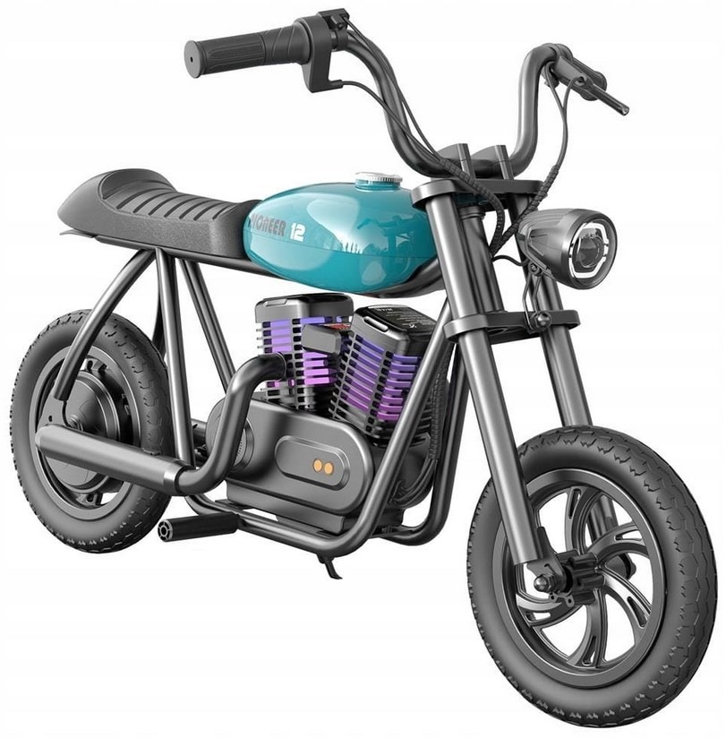 Hyper Gogo Pioneer 12 Plus Elektrická motorka pre deti, modrá