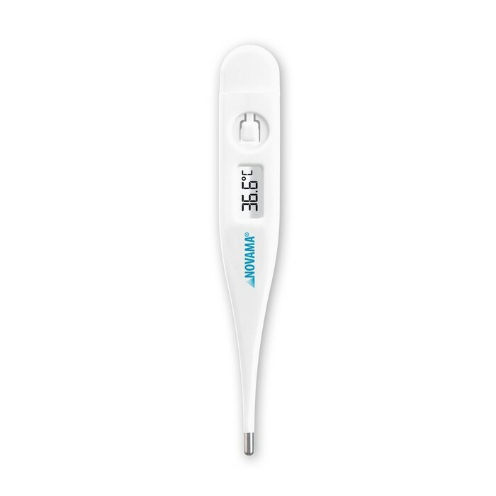 NOVAMA White Delta Elektronický digitálny teplomer so 60 sekundovým meraním, biely