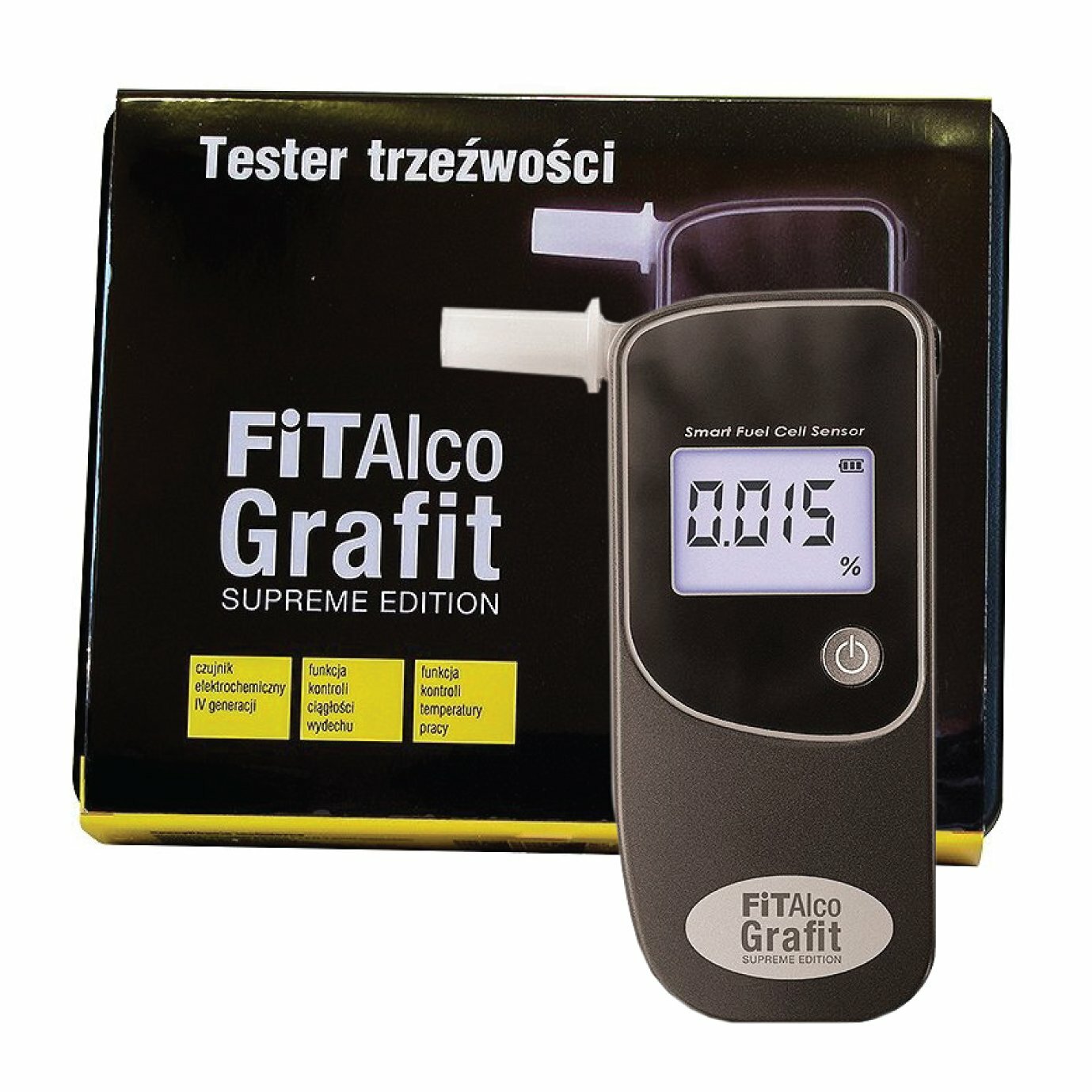 Amii Fitalco Grafit Alkohol tester + 10 náustkov