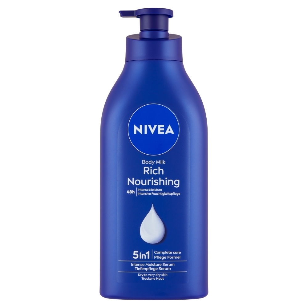 NIVEA Body Milk Výživné telové mlieko, 625 ml