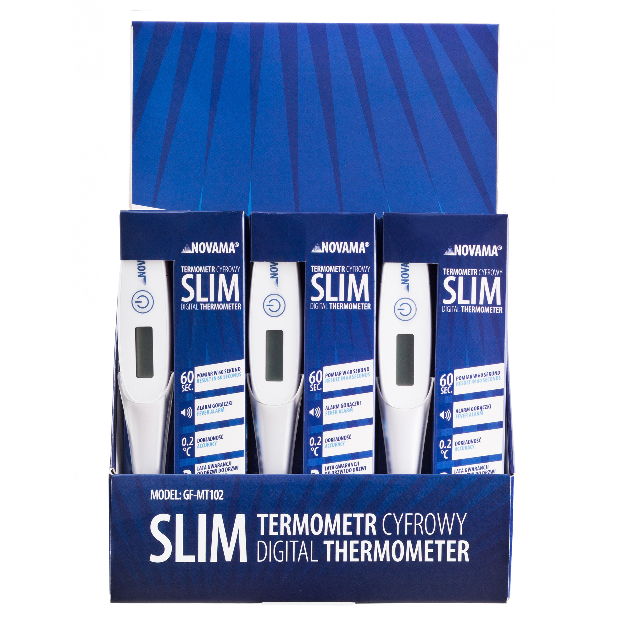 NOVAMA SLIM Digitálny teplomer novej generácie s alarmom horúčky