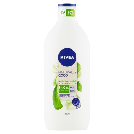 NIVEA Naturally Good Aloe, Krémové telové mlieko s Aloe Vera ,  350ml