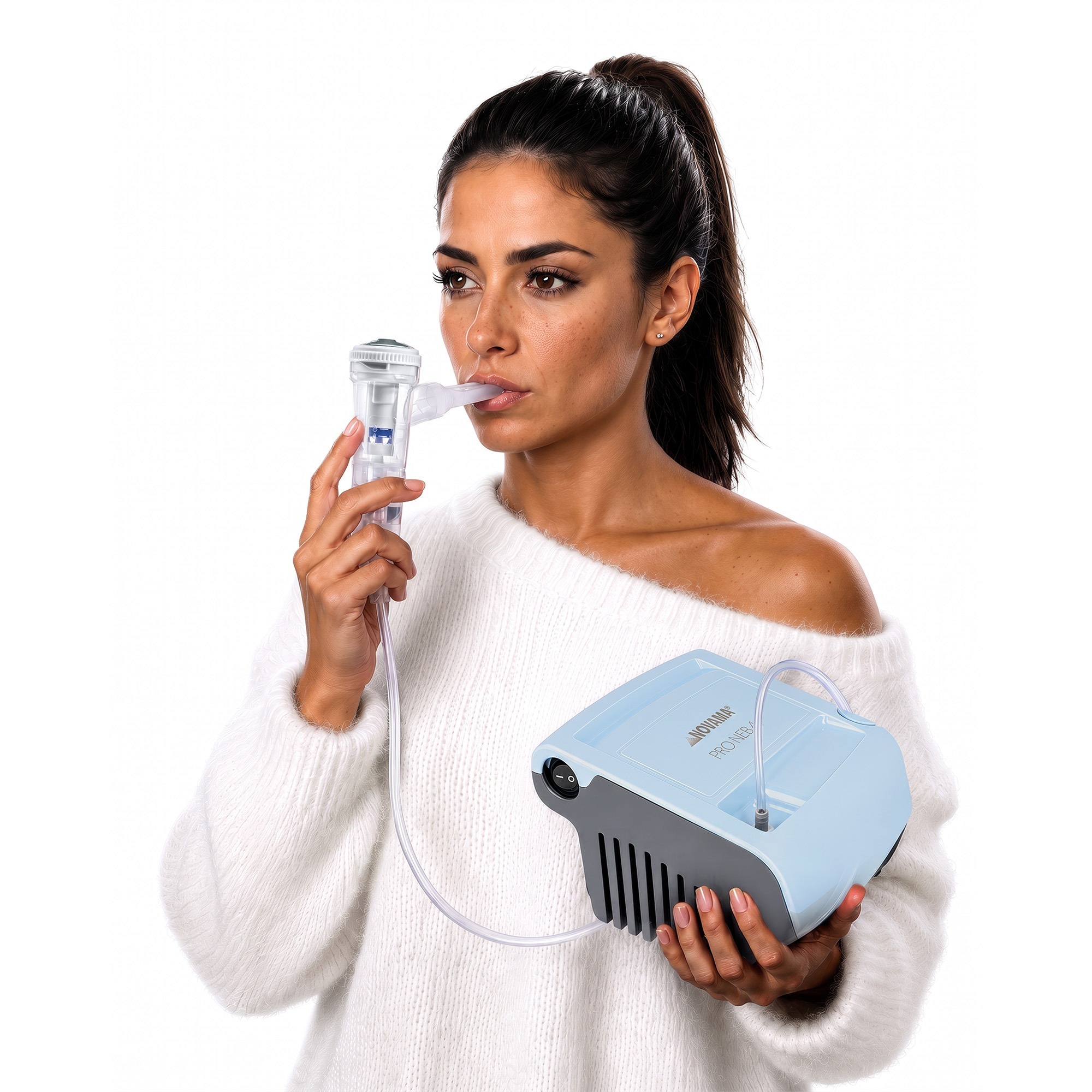 NOVAMA PRO NEB 4+ Kompresorový inhalátor s 4 režimami (Nebulizátor RF9)