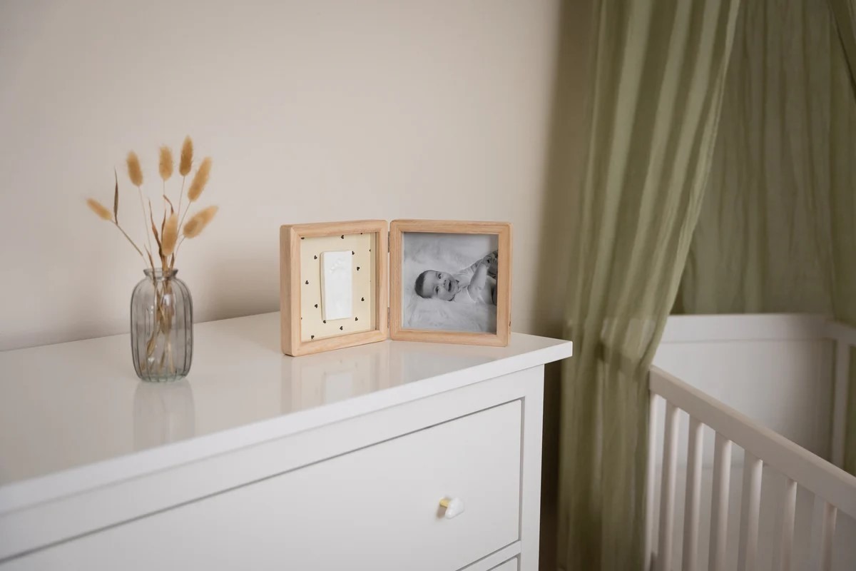 Petit Artichaut Otvárací rámik na odtlačok a fotografiu - srdiečka